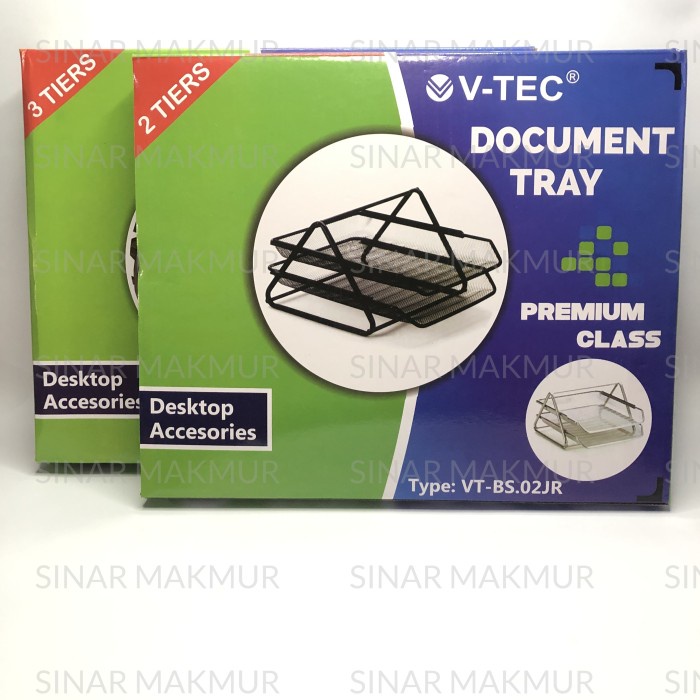 

BARANG TERLARIS Bak Surat /Kertas Jaring / Document Tray Susun 2 V-TEC (PCS)