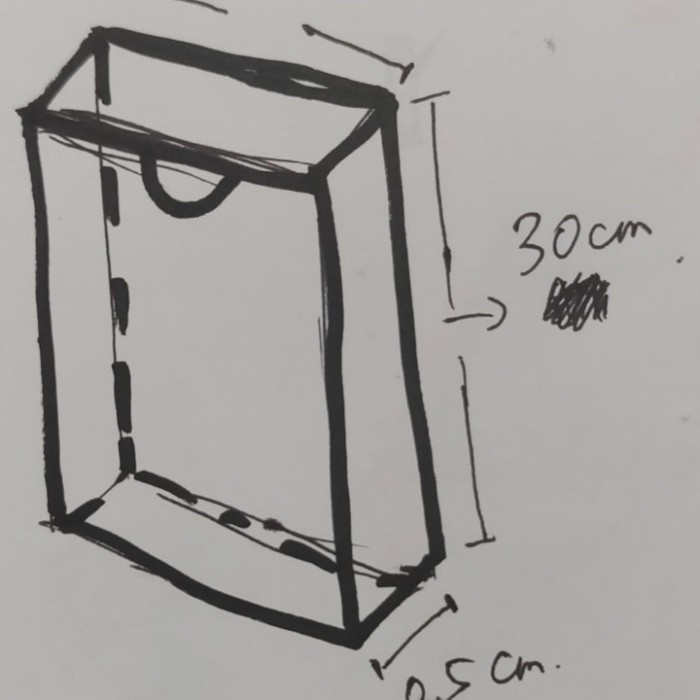 

BARANG TERLARIS Custom Tempat Brosur A4