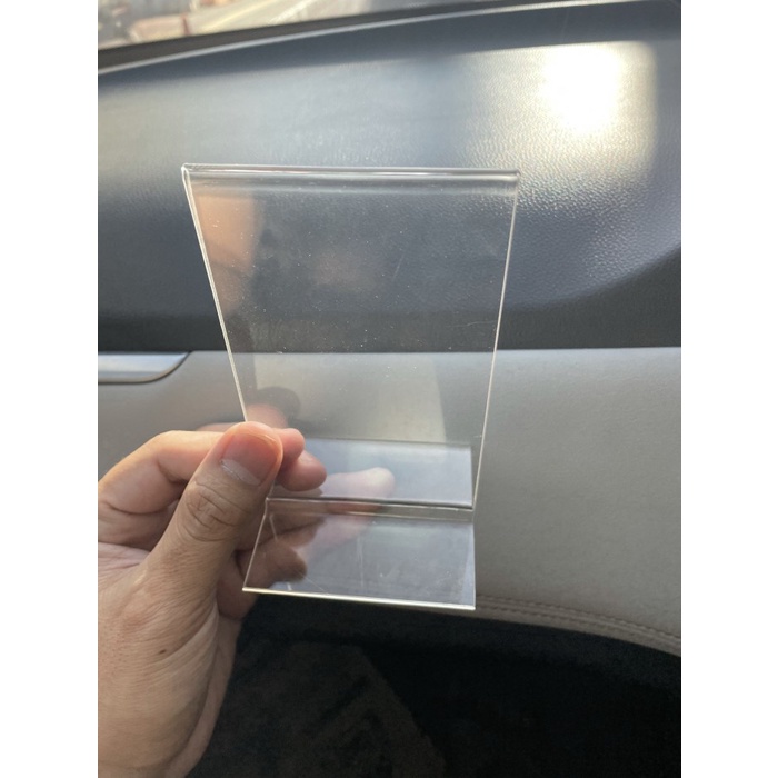 

BARANG TERLARIS Acrylic tent card 2mm T 10 x p 13 cm 100 pcs, T 7.5 cm x 12.5 50pcs