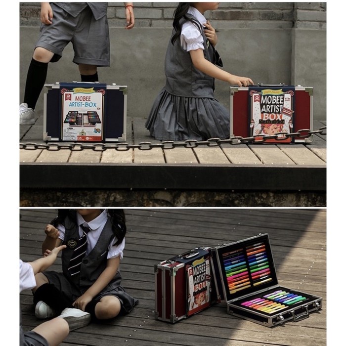 

Mobee Artist Box Art Set 97 Pcs, Peralatan Mewarnai Set Besar Terbaru