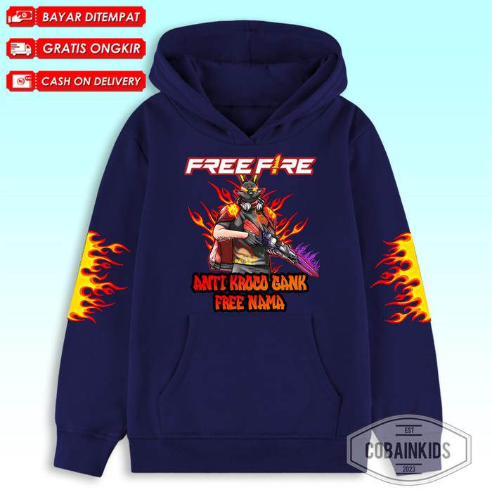 ( BISA COD ) JAKET HOODIE ANAK FF FREE FIREEE ELITE SULTAN BUNDLE KELINCI SG 2JT UNISEX / JAKET