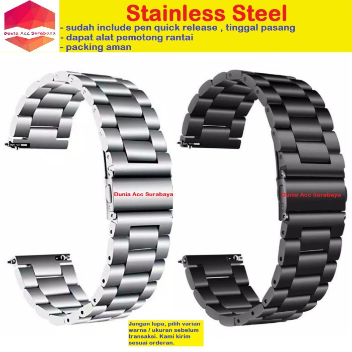 Terbaru Strap Rantai Stainless Steel Untuk Fossil Gen 3 Q Venture Terlaris