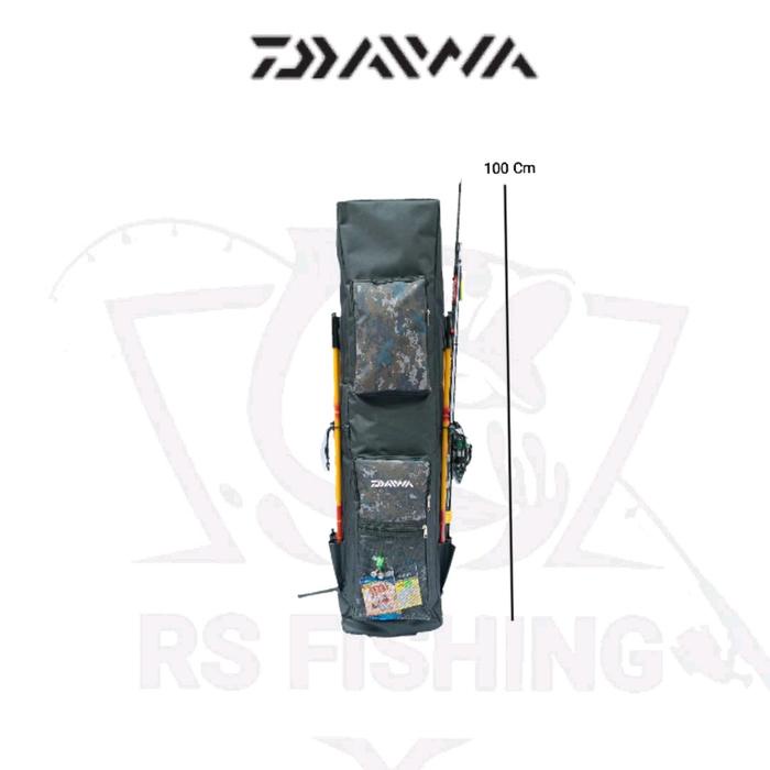 Tas Pancing Jumbo Daiwa Ransel Kotak Big Size Cordura Waterproof 100Cm Buat Joran Tegek Joran Reel