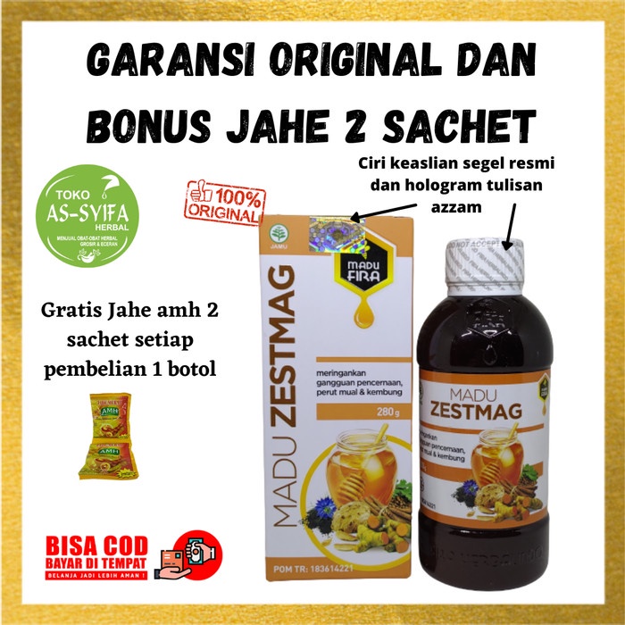 

BARANG TERLARIS Madu Zestmag Original / Madu Asam Lambung/ Maag/Gerd