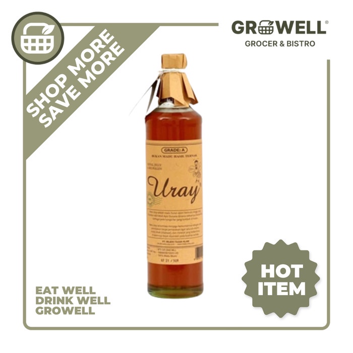 

BARANG TERLARIS URAY MADU RAW 100% NATURAL HONEY 875GR BTL