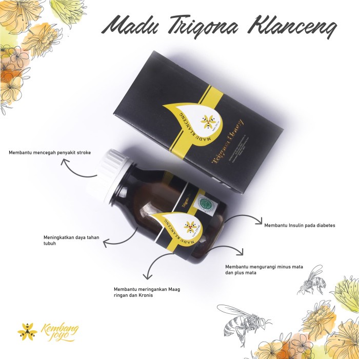 

BARANG TERLARIS Madu Kembang Joyo Madu Trigona 250 ML