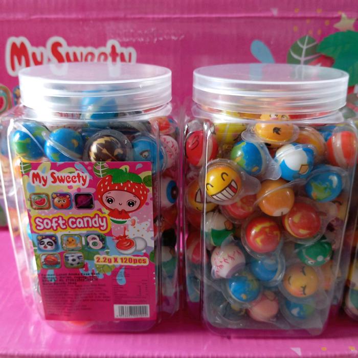 

Permen Lunak Mini MYSWEETY isi 120 pcs toples kotak