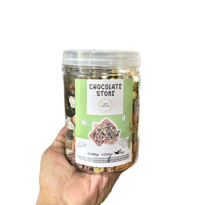 

Coklat Arab Krikil 500gr Chocolate Stone Original Snack Cokelat Susu Cemilan Manis Toples Food