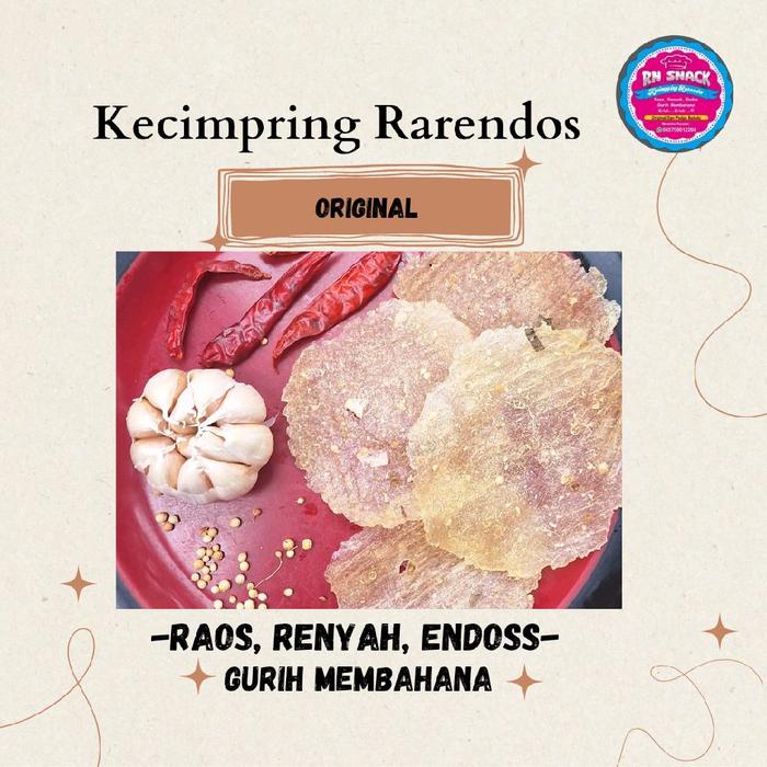 

1 Kg Rasa original (original ketumbar) kecimpring singkong