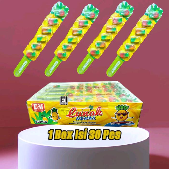 

Permen Lunak Nanas 1 Box Isi 30 Pcs Candy