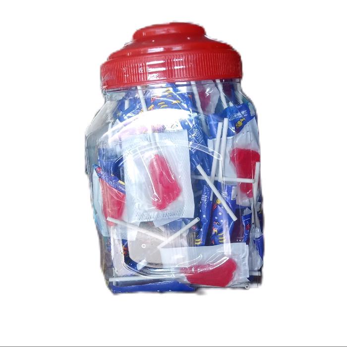 

Permen Kaki Toples HotHot Pop isi 100 Pcs - Candy Food Manis Makanan