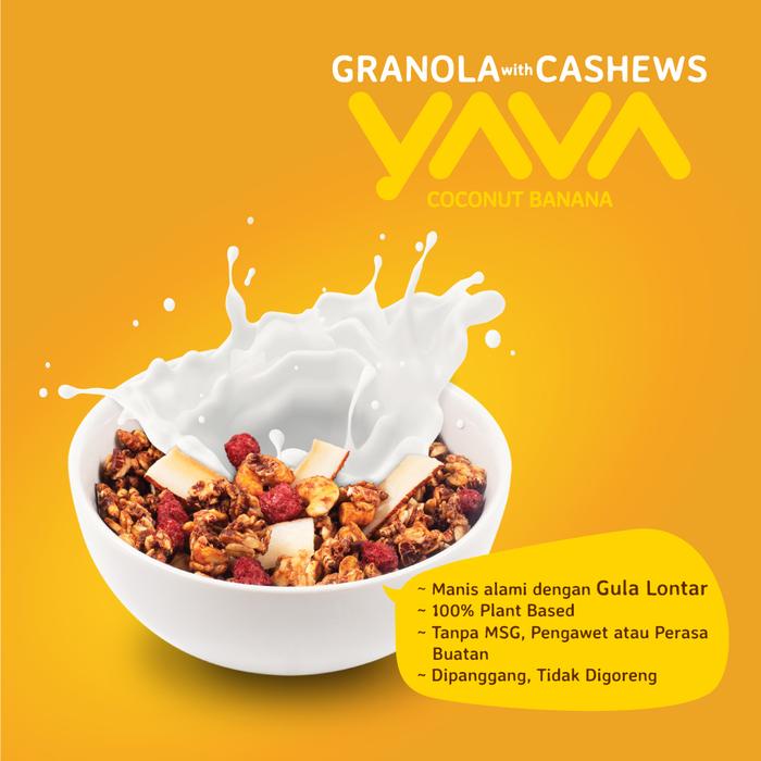 

Barang Terlaris Yava Twin Pack Granola Coconut Banana (2 X 400G) Cod