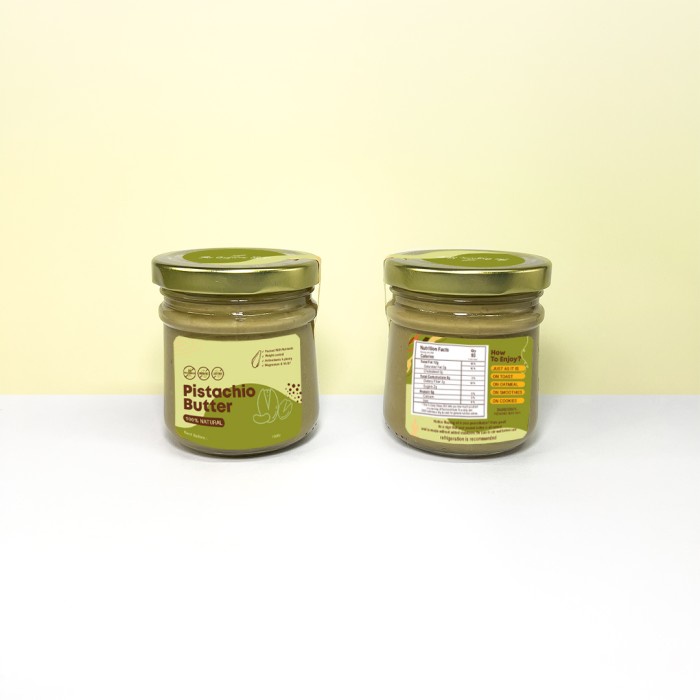 

Promo Theorganicstop Pistachio Butter 100% Natural Selai Unsweetened Vegan Keto 100 Gram Cod