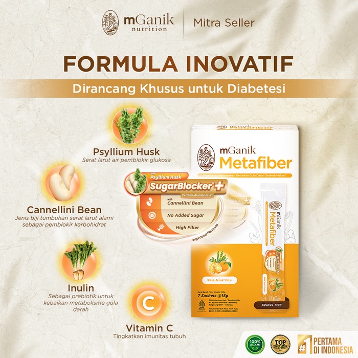

Barang Terlaris Upgraded Mganik Metafiber Yuzu 21 Sachet (3 Box) Packing Aman