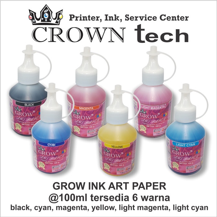 

Kualitas Terjamin Tinta Grow Ink Art Paper 100Ml