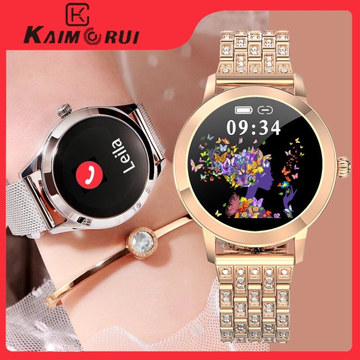 Kaimorui Smart Watch Women 2022 IP68 Waterproof Sport Fitness Watch