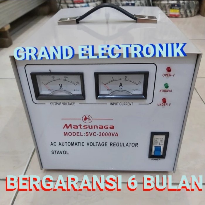 Stabilizer listrik MATSUNAGA 3000wat 3000va 3000watt stavol