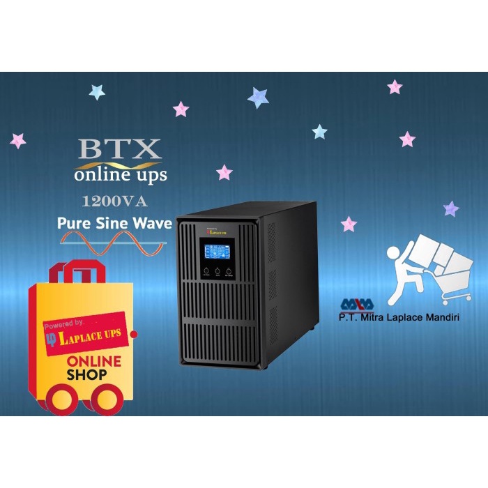 UPS LAPLACE BTX 1200 VA TRUE ONLINE UPS