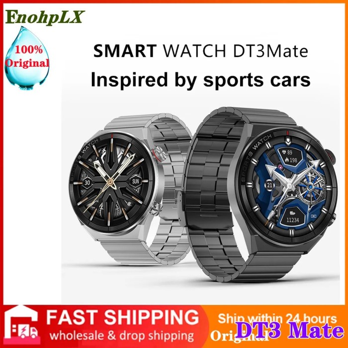 DT3 Mate Smart Watch Bluetooth Call for Men 1.5'' Borderless Real HD
