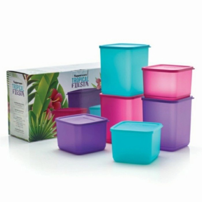 Tupperware Original Tropical Fiesta Set Terlaris