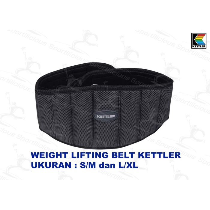 KETTLER WEIGHT LIFTING BELT SABUK ANGKAT BESI BAN ANGKAT BESI BEBAN