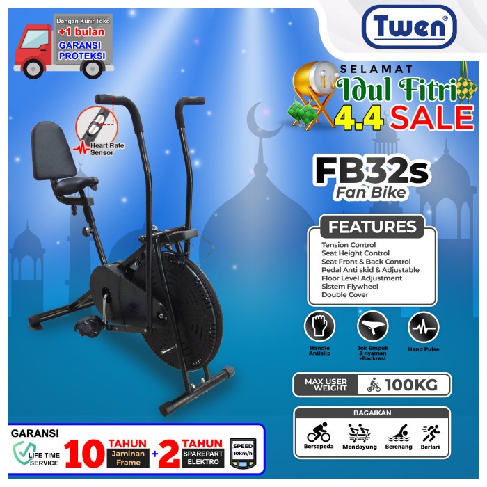 Sepeda Statis Orbitrack Fan Bike TWEN FB3 - Platinum Bike Termurah