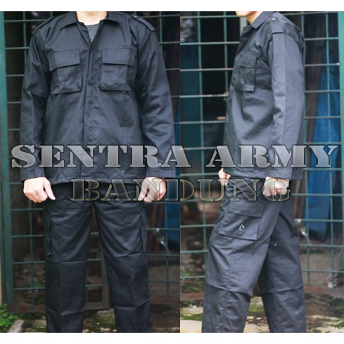 Terbaru Seragam Pdl Security Hitam Seragam Brimob Baju Satpam Bahan Ripstok Grosir Termurah