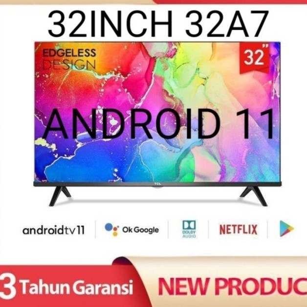 TV TCL 32A7 32 inch android 11 smart tv