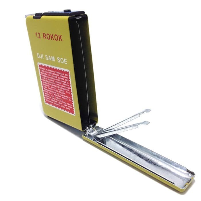 HJK New Item KOTAK ROKOK KOREK API LAS DJI SAM SOE 234 HIJAU TEMPAT ROKOK MANCIS Baru