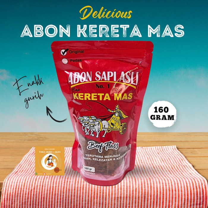 

SALE !!! ABON SAPI ASLI KERETA MAS 160 GRAM ENAK GURIH READYY