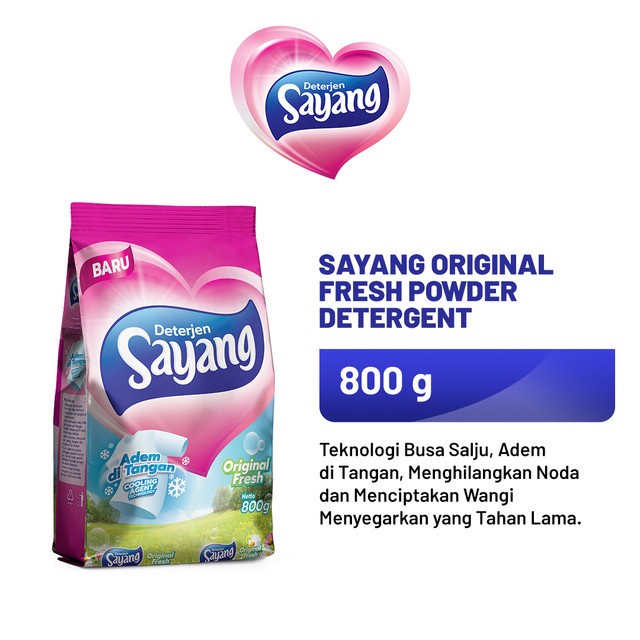 Tahan Lama Detergen + Softener Sayang Botol Free Box // Sayang Cair // Sayang Bubuk 700Ml