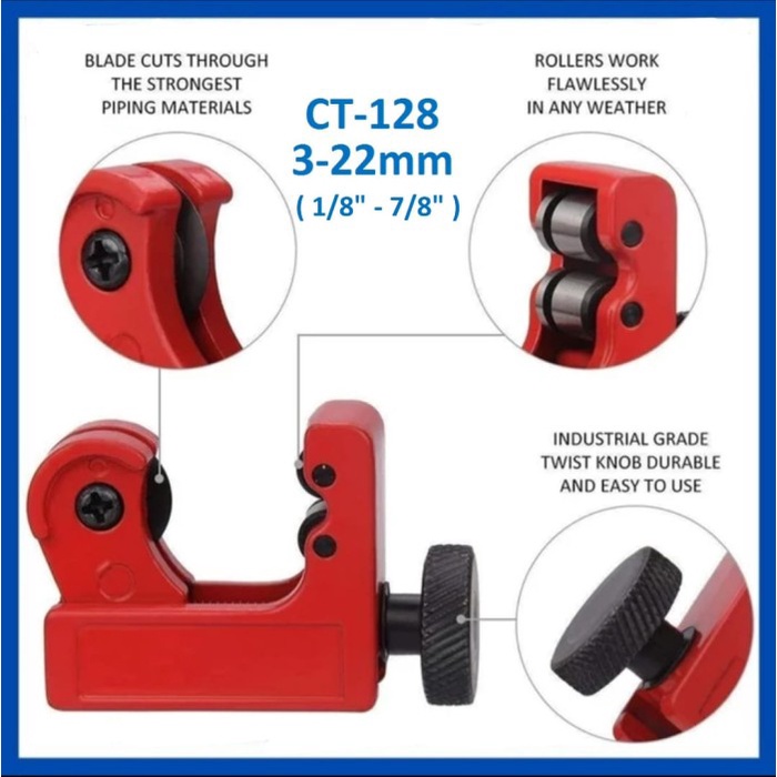 Alat Pemotong Pipa AC Aluminium Tembaga Besi Tube Cutter Pipe