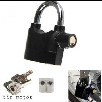 Murah Pengaman Motor Gembok Alrm Anti Maling