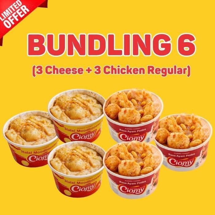 

CIOMY - Paket Bundling 6 Cuanki Chicken Cheese Cup dan Spicy Cup