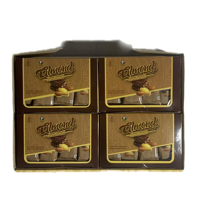 

Coklat almond Tobelo 1 dus isi 4 pak