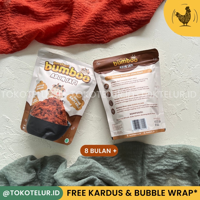 

BUMBOO - Abon Asli Ayam & Sapi (NO MSG) Snack MPASI Anak