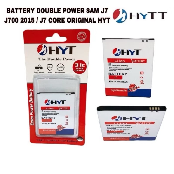 Battery Baterai Batre Double Power Samsung J7 J700 J7 Core Original Hyt