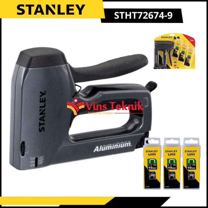

TERLARIS! Staples Tembak Alumunium Set Refill 3000pcs STANLEY STHT72674-9