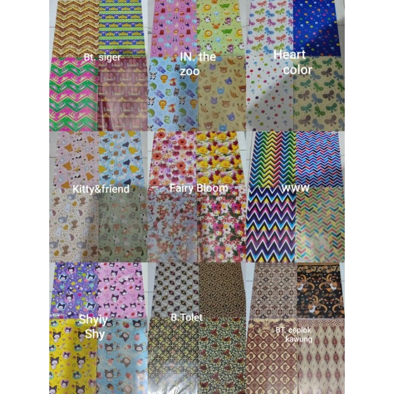 

(50pcs) Kertas kado 1 pak isi 50 lembar