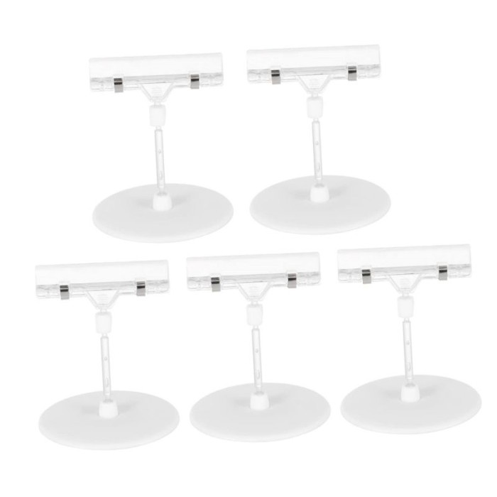 

10pcs Stand Harga Promosi Stand Menu Meja Jepitan Promo Dengan Dudukan