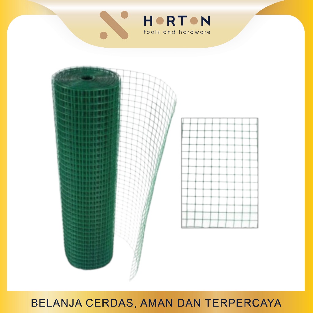 PER ROLL Kawat Loket Hijau ROLL / Kawat Ayakan / Ram Uk 1/4, 1/2" - 1/2"Kawat Loket Hijau