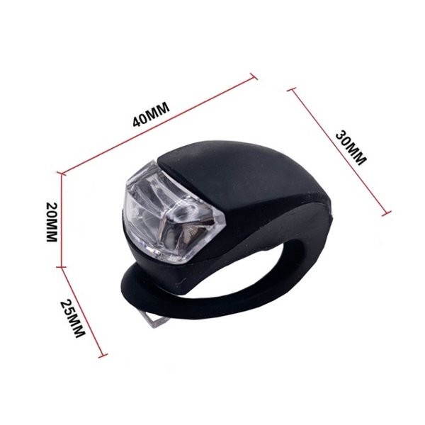 Lampu Depan Belakang Sepeda LED Strobo Silikon