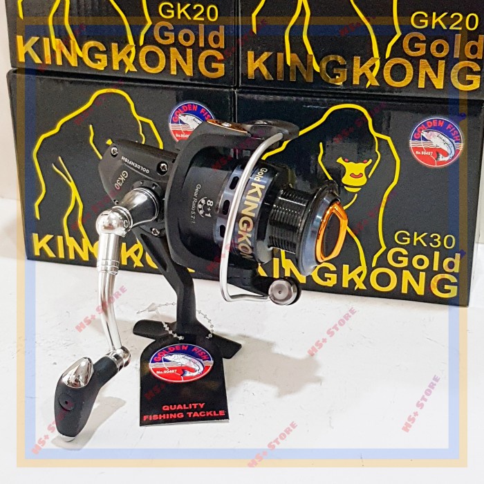 Unik Reel Pancing Golden Fish Gold Kingkong Gk Gulungan Pancingan Fishing