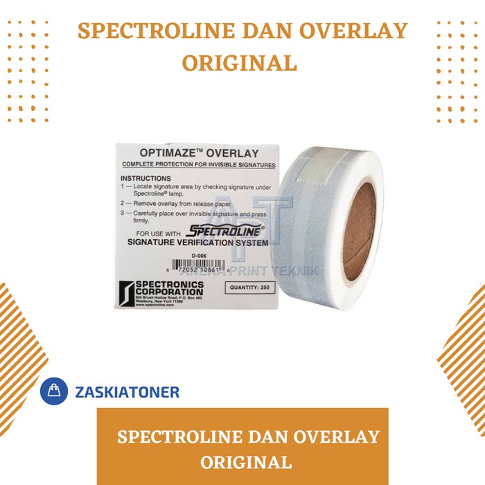 

Spectroline dan overlay original Kode 1224