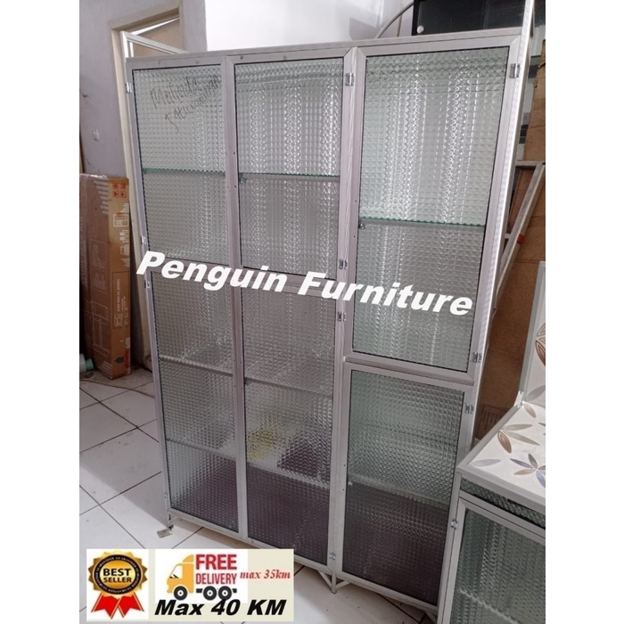 rak piring full box/full box/full box 3 pintu/rak piring