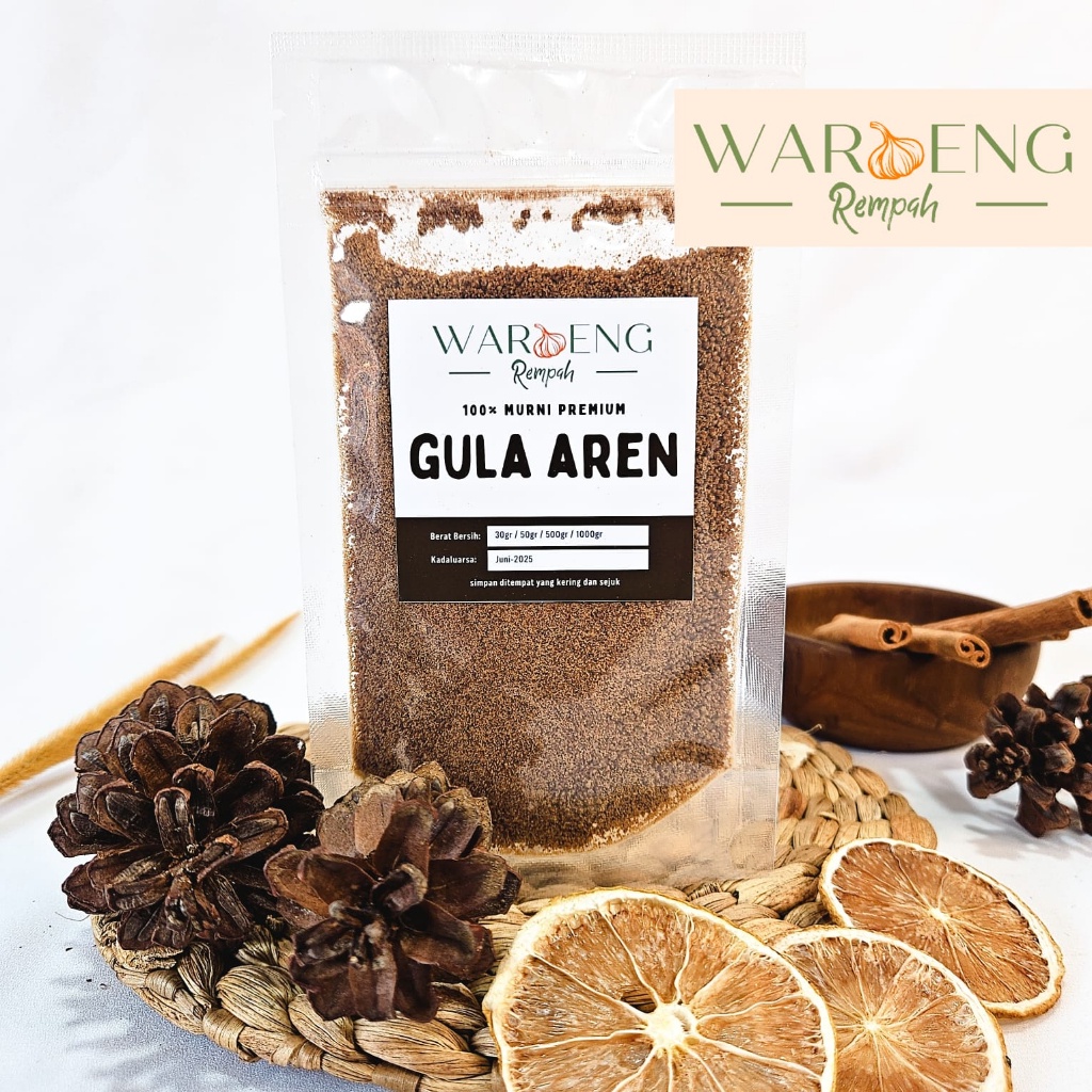 

HJE Gula Aren / Palm Sugar / Waroeng Rempah Murah