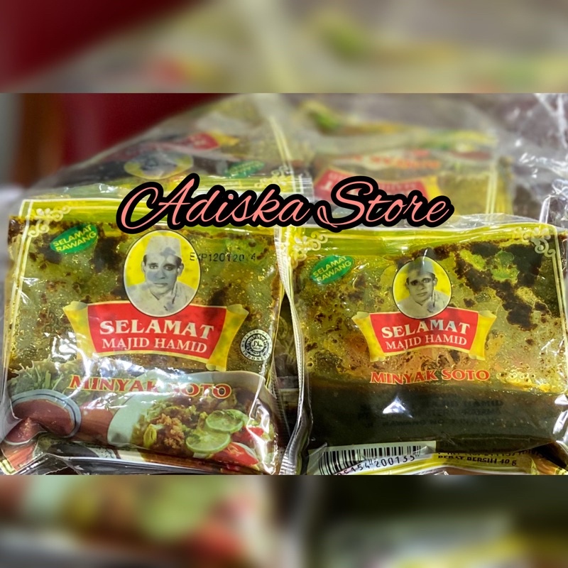 

HJE Minyak Soto Selamat Majid Hamid 40 gr