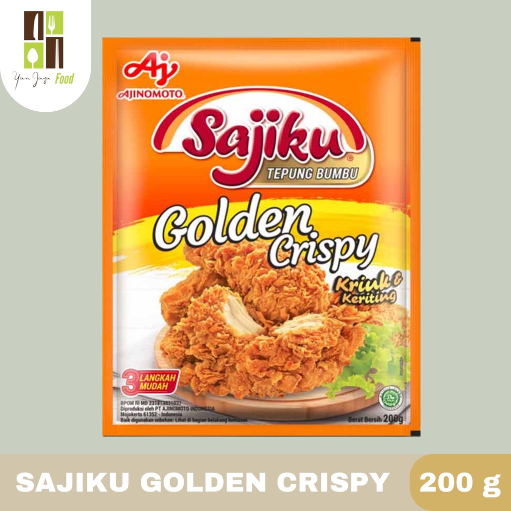 

HJE Sajiku Tepung Bumbu Golden Crispy [200g]