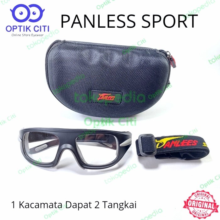 Frame Kacamata Pria Sport Olahraga Panless Original 2 in 1