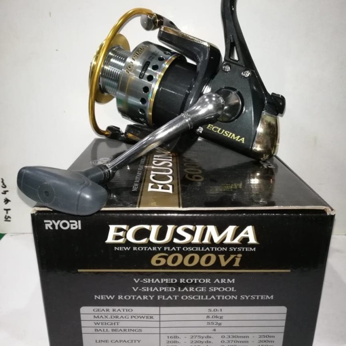 Gercep Reel Spinning Ryobi Ecusima 6000 Vi
